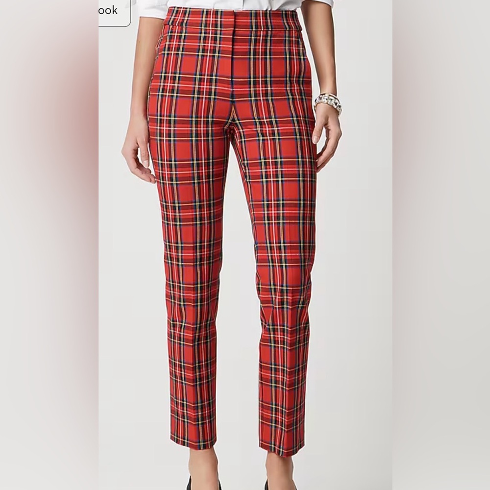 J Crew Winnie Pant, Tartan Plaid, size 2